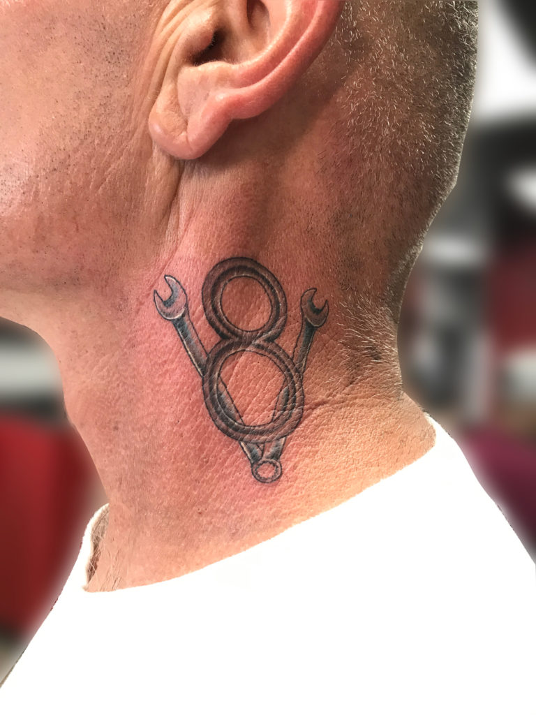 Q Tattoo in Huntington Beach - Sara Delara - the wrench