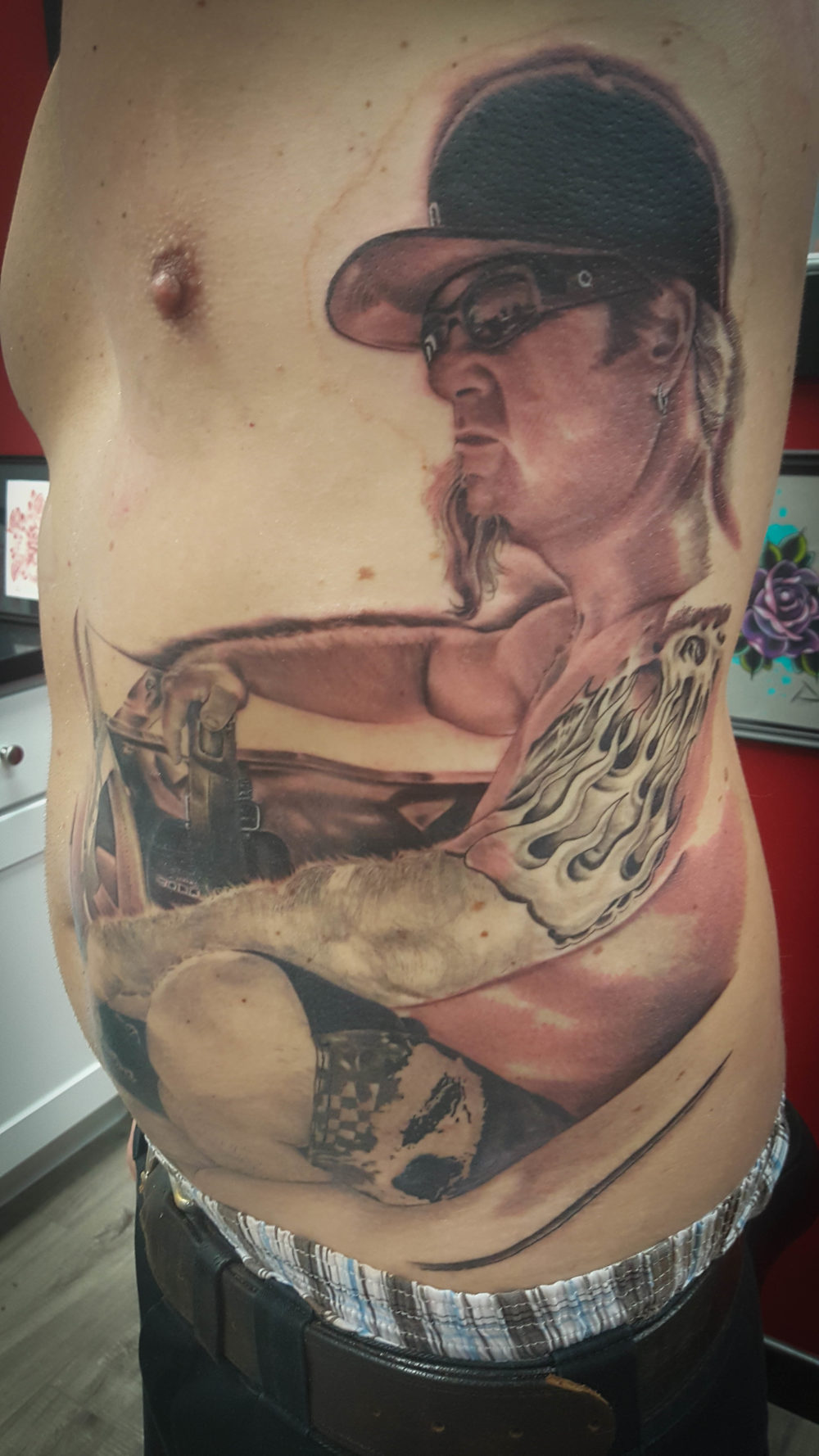 Q Tattoo in Huntington Beach - Quan - realism body tattoo