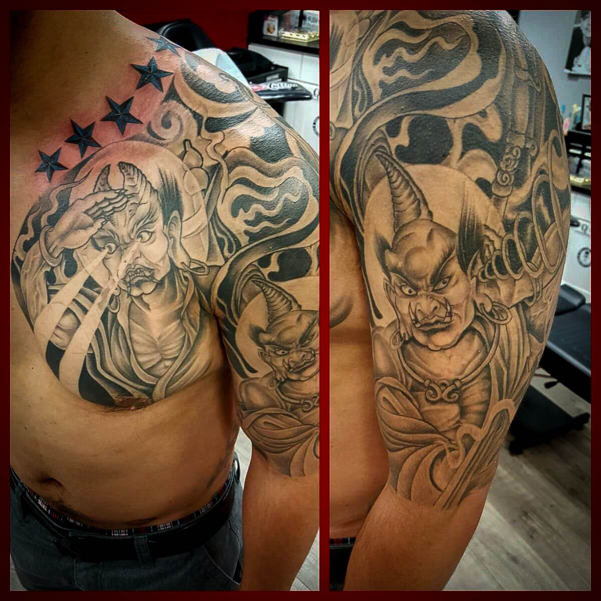 Q Tattoo in Huntington Beach - Quan - Asian myth