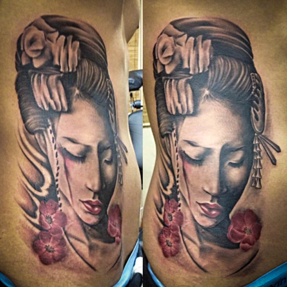 Q Tattoo in Huntington Beach - Quan - lady goddess