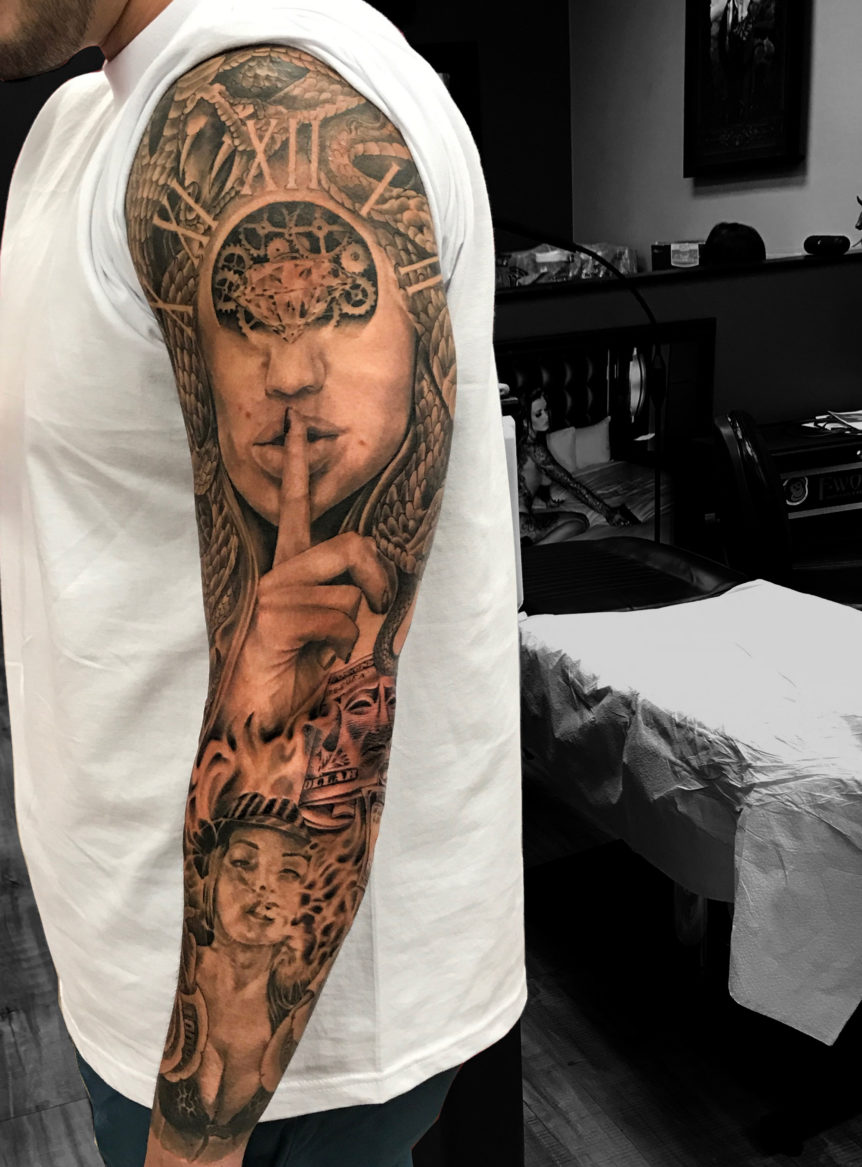 Q Tattoo in Huntington Beach - Quan - Tranquil mind
